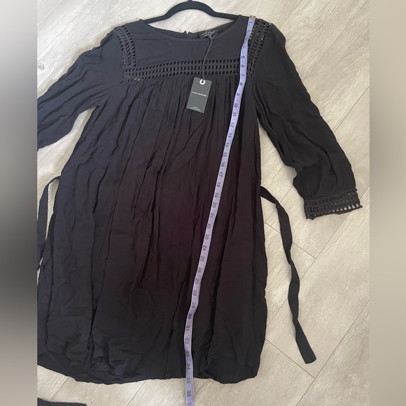 NWT Lucky Brand eyelet black dress - Picture 6 of 8
